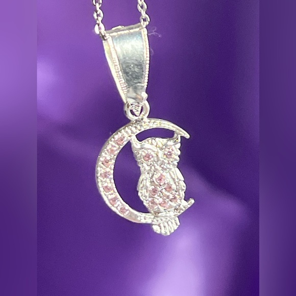 I said Owl and Moon.😍😍silver 925 - Picture 1 of 10